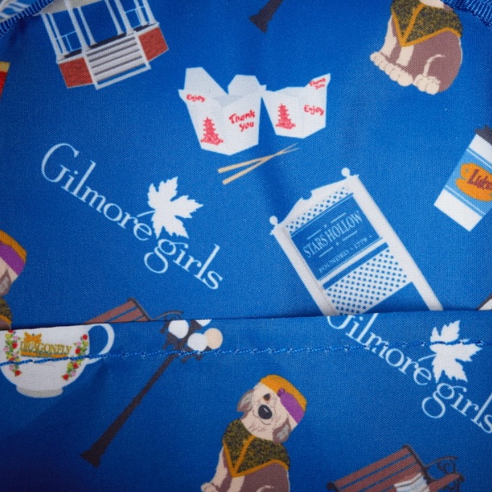 NWT Loungefly Gilmore Girls Stars Hollow Gazebo Mini Backpack - Picture 7 of 7